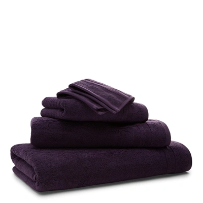 Shop Ralph Lauren Payton Bath Towels & Mat In Royal Purple