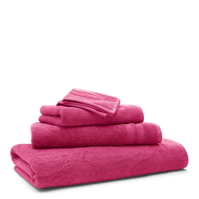 Shop Ralph Lauren Payton Bath Towels & Mat In Sunrise Pink