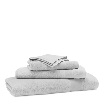 Shop Ralph Lauren Sanders Bath Towels & Mat In Nimbus Grey