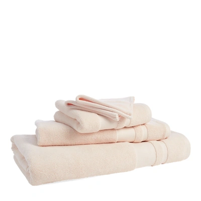 Shop Ralph Lauren Wilton Towels & Mat In Blush Pink