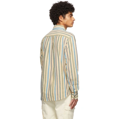 Shop Aimé Leon Dore Aime Leon Dore Multicolor Striped Vintage Oxford Shirt In Cedar Multi