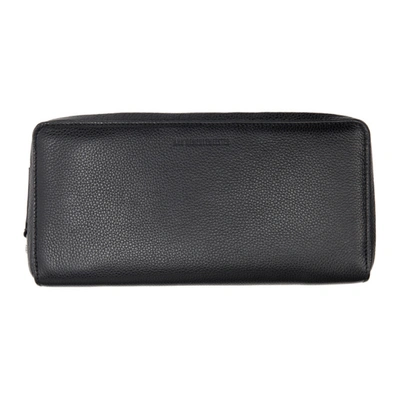 Shop Ann Demeulemeester Black Large Arta Zip Wallet In 099 Black