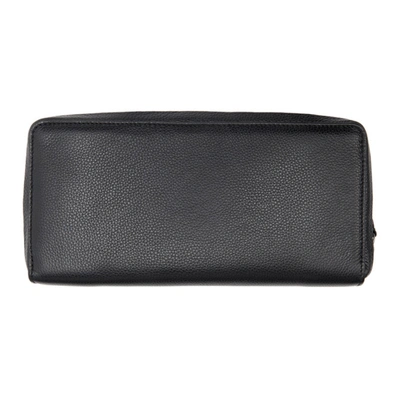 Shop Ann Demeulemeester Black Large Arta Zip Wallet In 099 Black