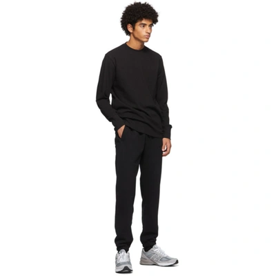 Shop Aimé Leon Dore Aime Leon Dore Black Logo Uniform Long Sleeve T-shirt In Jet Black