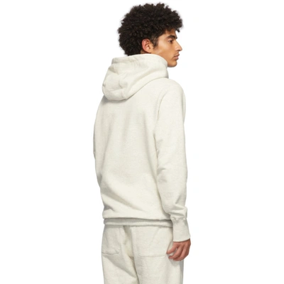 Aime Leon Dore Men's US S Logo Hoodie Oatmeal