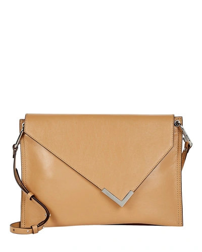 Shop Isabel Marant Tryne Asymmetrical Leather Bag In Brown
