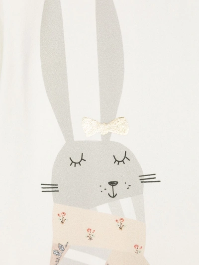 Shop Simonetta Rabbit-print T-shirt In White