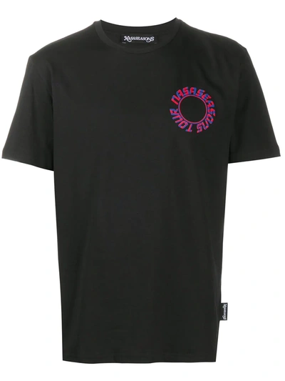 Shop Nasaseasons Spin T-shirt In Black