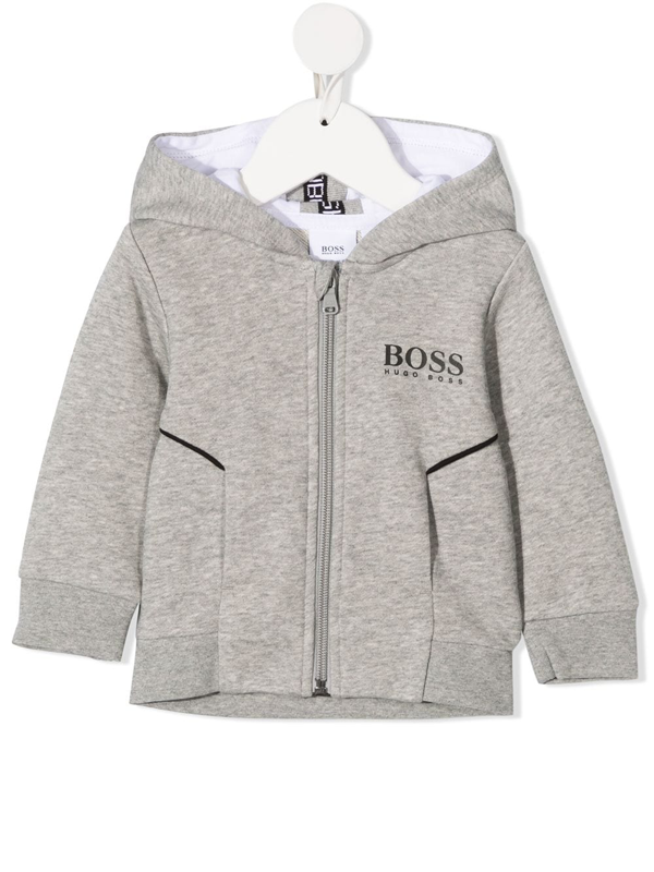 hugo boss grey hoodie