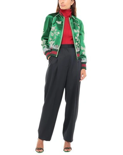 Shop Gucci Bomber In Green