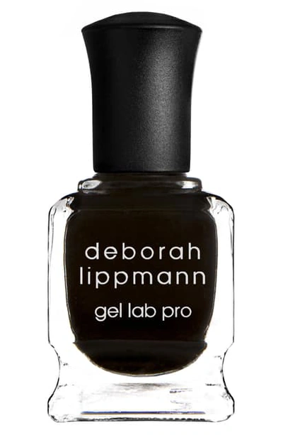 Shop Deborah Lippmann Never, Never Land Gel Lab Pro Nail Color In Fade To Black