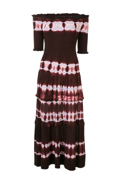 Shop Altuzarra 'ayaka' Knit Dress In Red