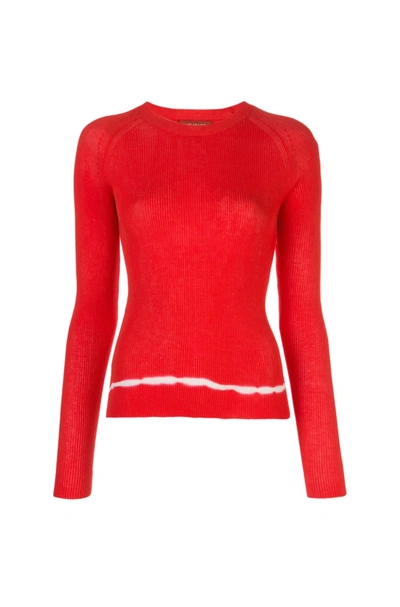 Shop Altuzarra 'kazuko' Knit Sweater In Red