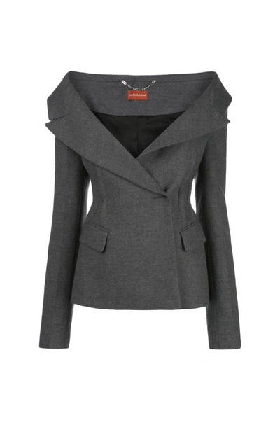 Shop Altuzarra 'darlene' Jacket In Grey