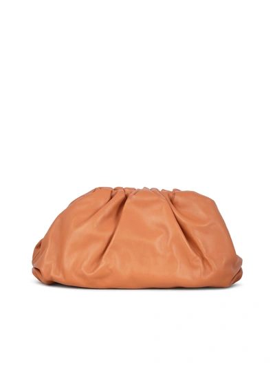 Shop Bottega Veneta "the Pouch" Clutch In Brown