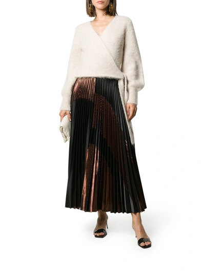 Shop Stella Mccartney Arely Skirt In Brown