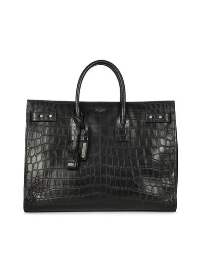 Shop Saint Laurent Sac De Jour Tote Bag In Black