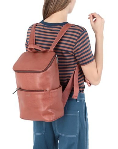 Shop Matt & Nat Backpacks In Tan