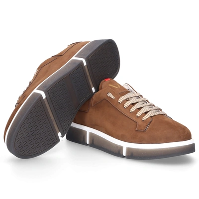 Shop V Design Low-top Sneakers Prime Radical Nubuck In Brown