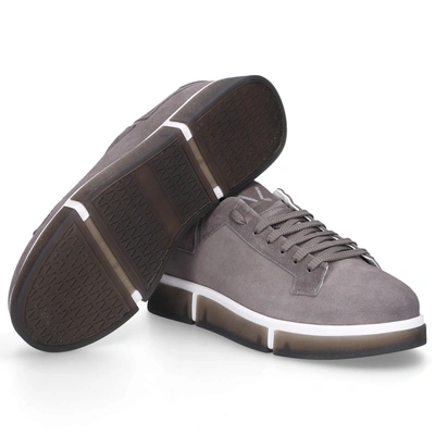 Shop V Design Low-top Sneakers Prime Radical Calf-suede In Grey