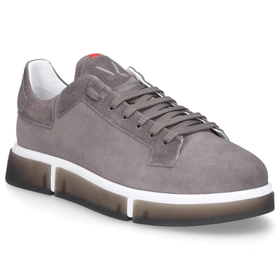 Shop V Design Low-top Sneakers Prime Radical Calf-suede In Grey