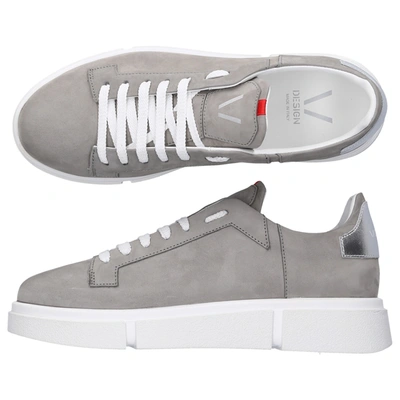 Shop V Design Low-top Sneakers Prime Active Nubuck In Grey