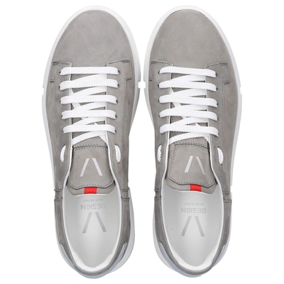Shop V Design Low-top Sneakers Prime Active Nubuck In Grey