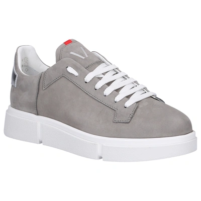 Shop V Design Low-top Sneakers Prime Active Nubuck In Grey