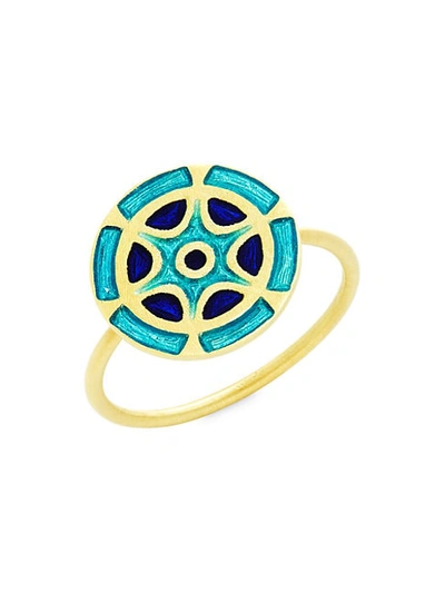 Shop Amrapali 18k Yellow Gold Ring