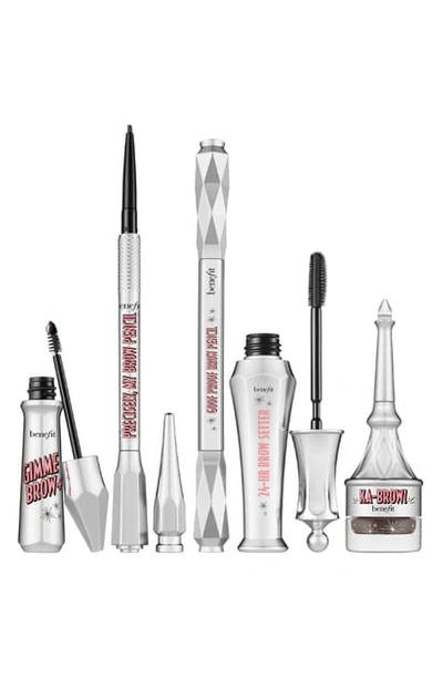 Shop Benefit Cosmetics Benefit Magnificent Brow Show Full Size Set In 05 Warm Black Brown