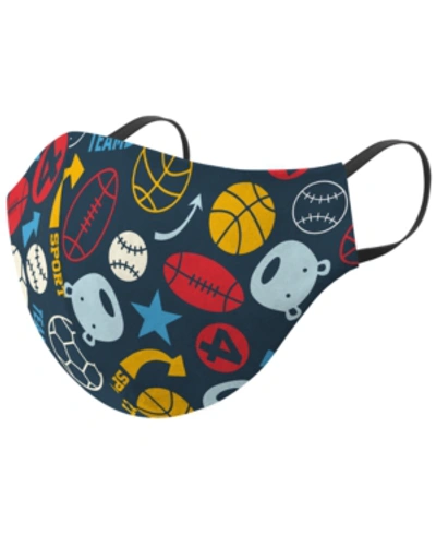 Shop Shedrain Gogo By  Kids Breathable Printed Face Mask In Little League