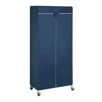 Shop Honey Can Do Garment Rack Cover In Blue