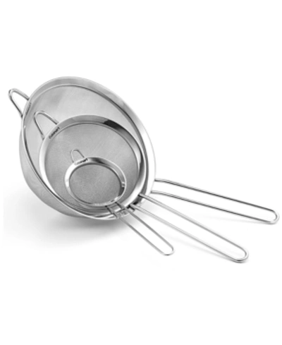 Shop Cuisinart Stainless Steel Mesh Strainers, Set Of 3