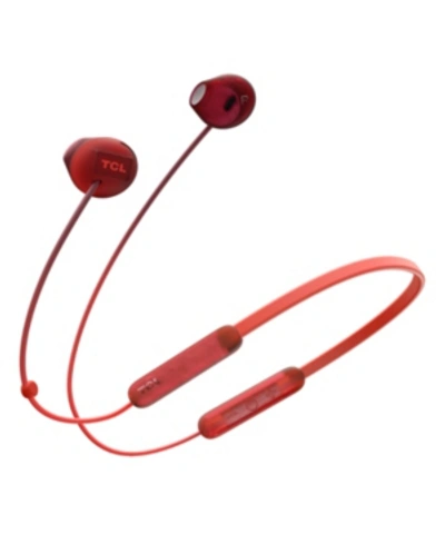 Shop Tcl Socl200 Bluetooth Headphones In Red