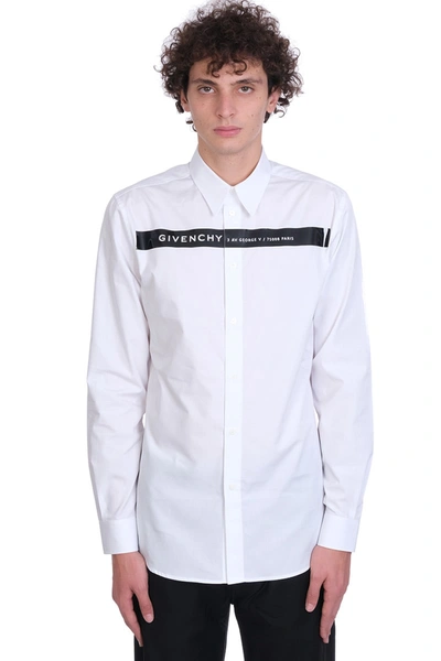 Shop Givenchy Shirt In Black Cotton