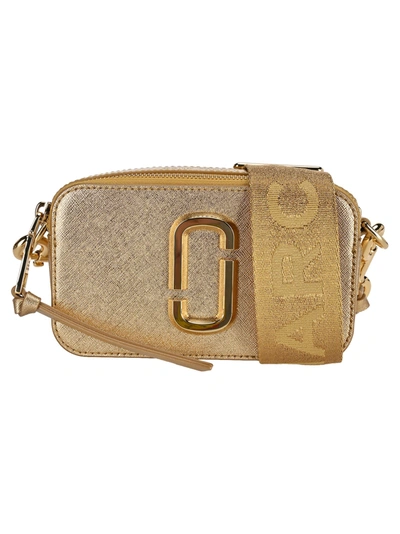 Shop Marc Jacobs The Snapshot Dtm Metallic In Gold