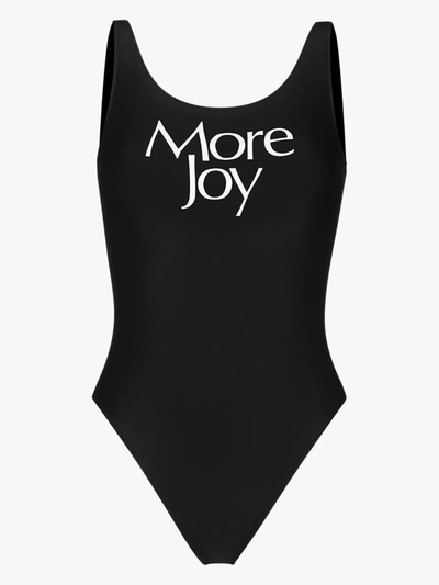 Shop More Joy Badeanzug Mit Print In Schwarz