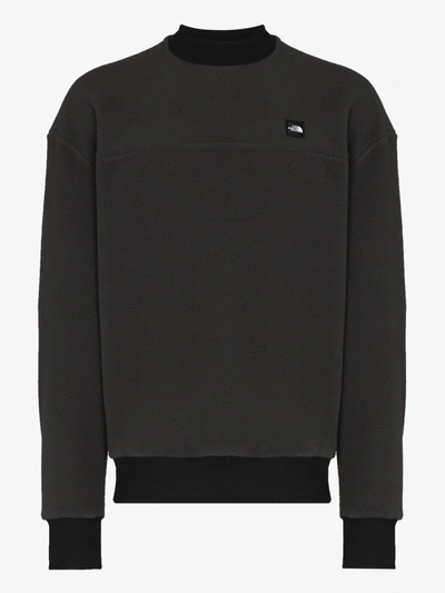 Shop The North Face Dark Grey Fleeski Fleece Sweatshirt