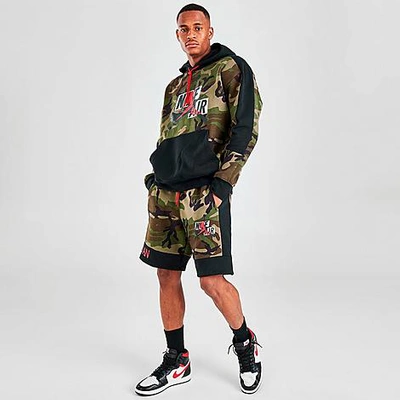 Jordan mashup jumpman classics camo fleece hoodie sale