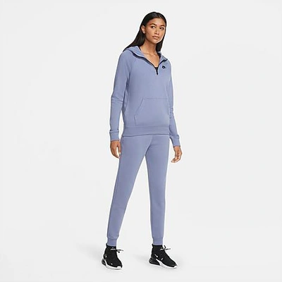 Shop Nike Women's Sportswear Essential Jogger Pants In Blue