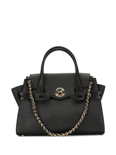 Shop Michael Kors Carmen Tote Bag In Black