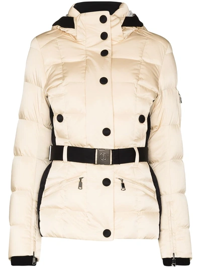 Shop Bogner Gisa Ski Puffer Jacket In White