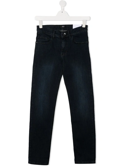 HUGO BOSS TEEN STRAIGHT-LEG JEANS 