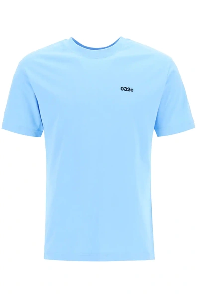 Shop 032c Ohne Titel Print T-shirt In Light Blue