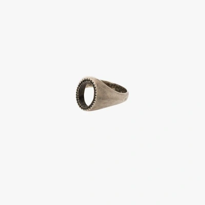 Shop M. Cohen Sterling Silver Ellipse Diamond Ring