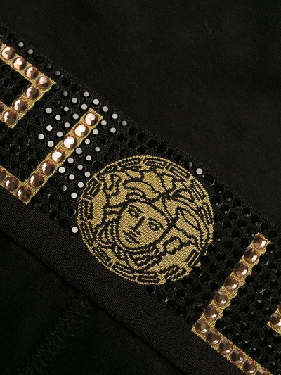 Shop Versace Greca Medusa Briefs In Black