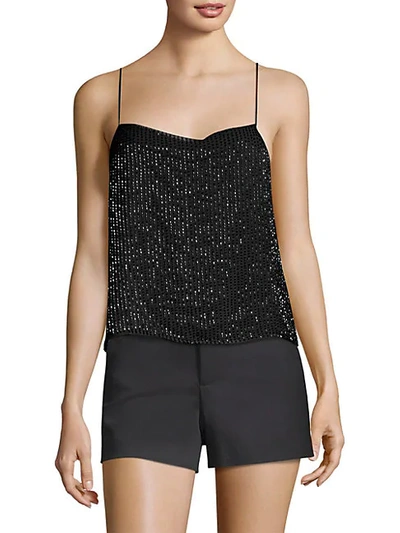Shop Alice And Olivia Harmon Embellished Tank Top