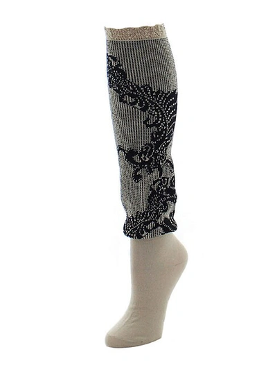 Shop Natori Feathers Lace Knee-high Socks