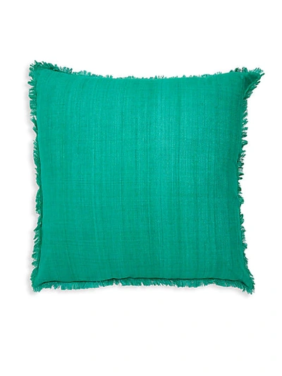 Shop Jonathan Adler Frayed Silk Pillow