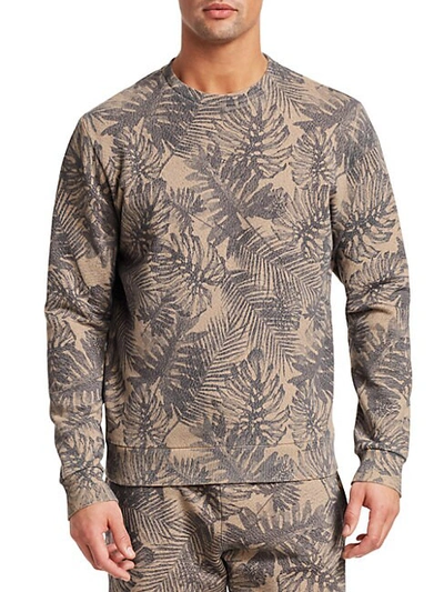 Shop Saks Fifth Avenue Modern Tropical Print Sweatshirt